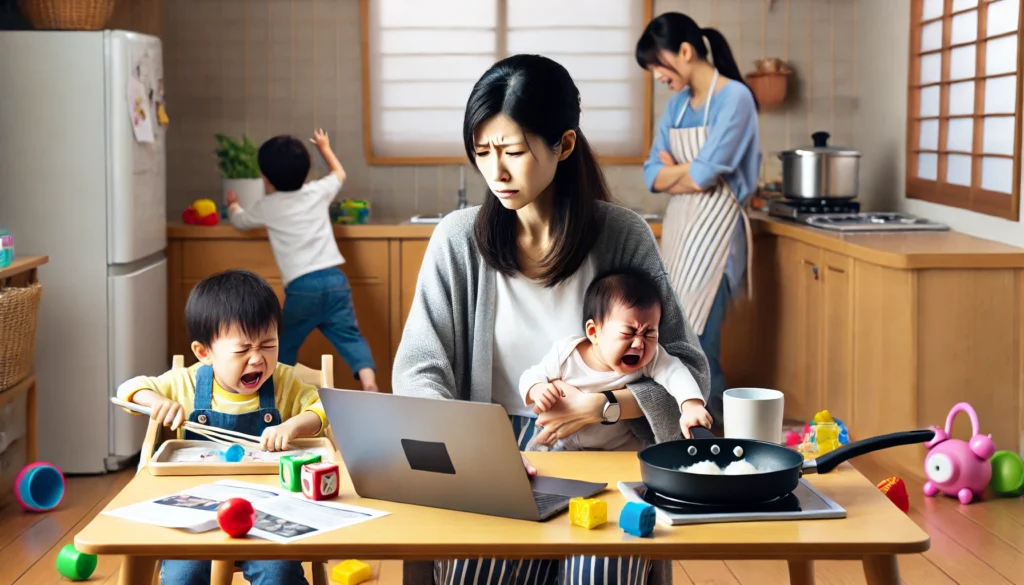 ワンオペ育児による精神的な負担