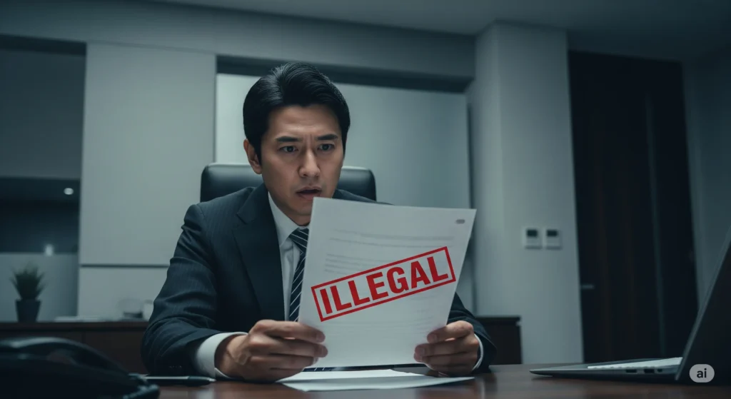 違法行為が行われている会社の特徴