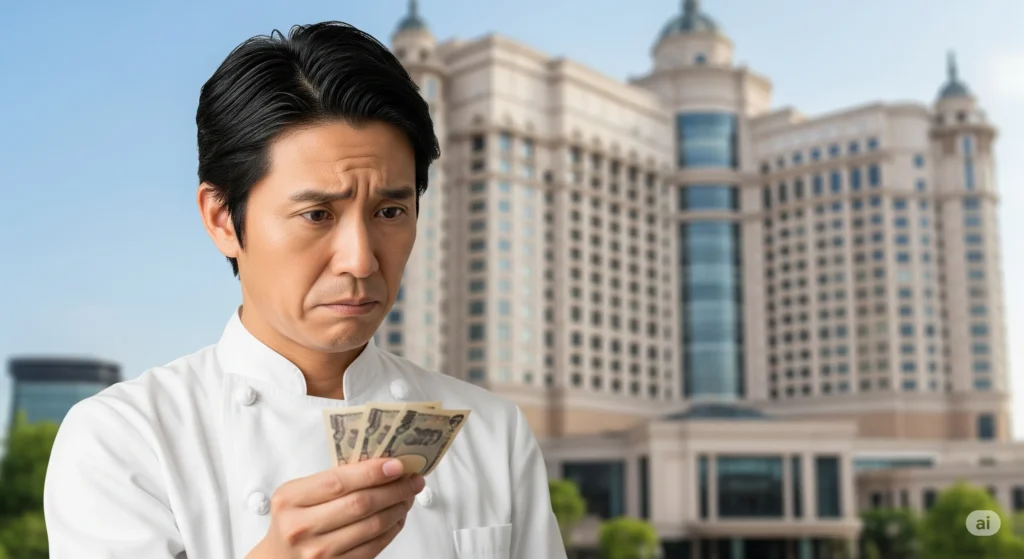 ホテル調理師の給料と待遇面:社畜の代償