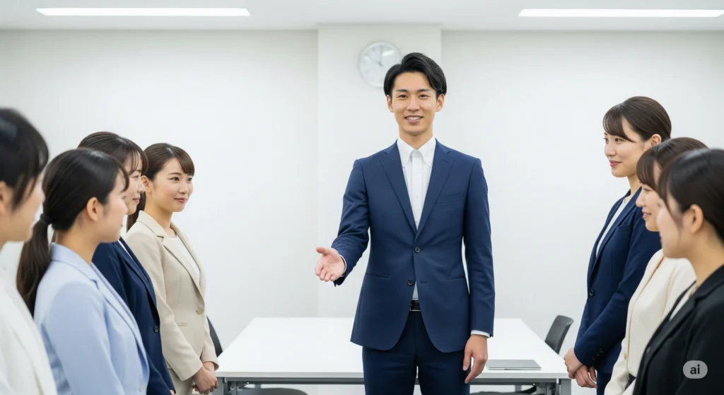 「今日から働かせていただくことになりました」使う場面