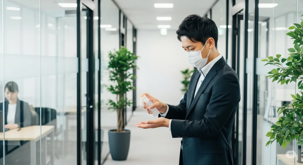 体調不良を理由に遅れて出勤する際の振る舞い