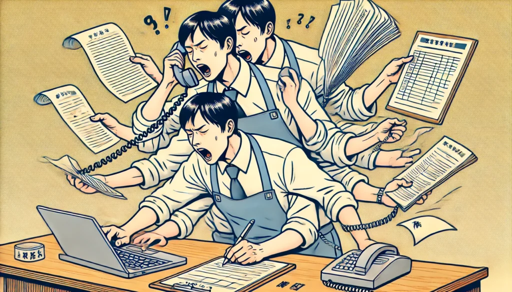 過酷すぎる業務内容の社畜性