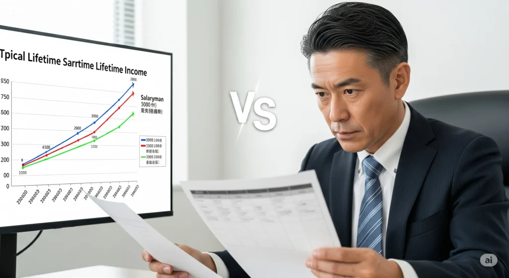 正社員との生涯賃金の差
