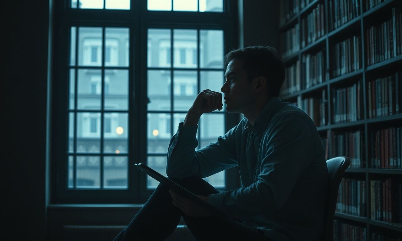 大学院での研究に疲れ果てた学生のイメージ