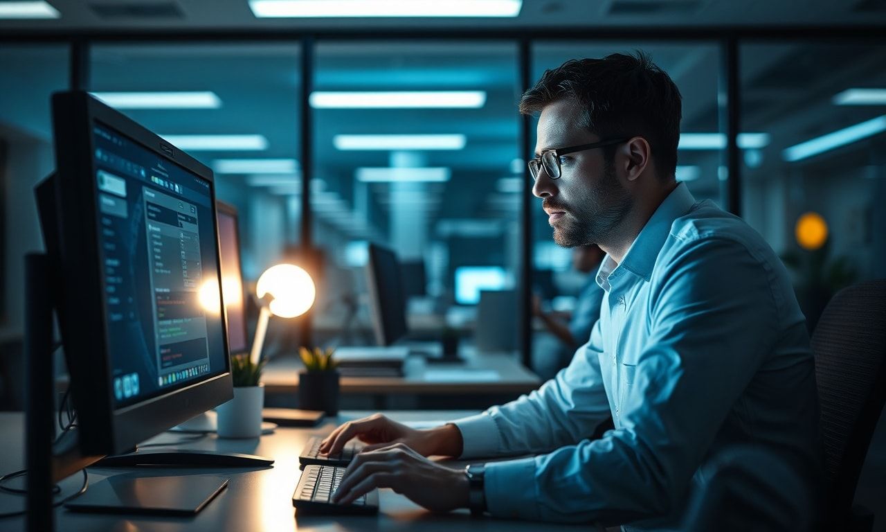 転職活動中の不安な会社員