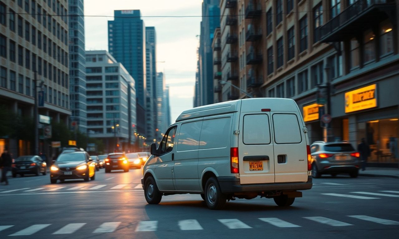 都会を走るプロボックス