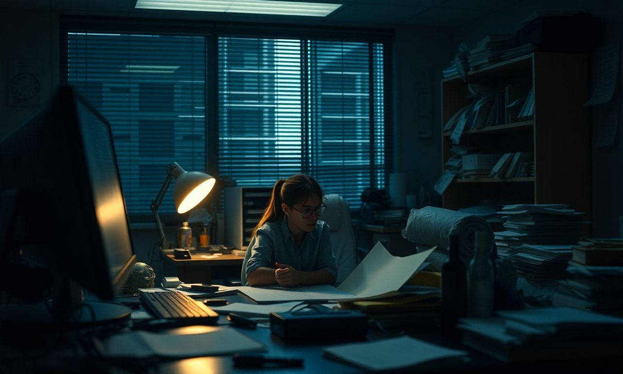 憧れの仕事に疲れ果てた人のイメージ