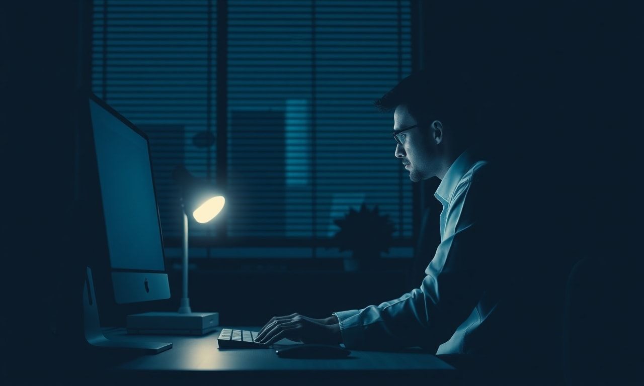 オフィスで疲弊する会社員