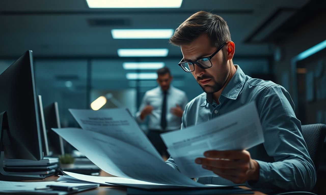 使えない上司に悩む様子