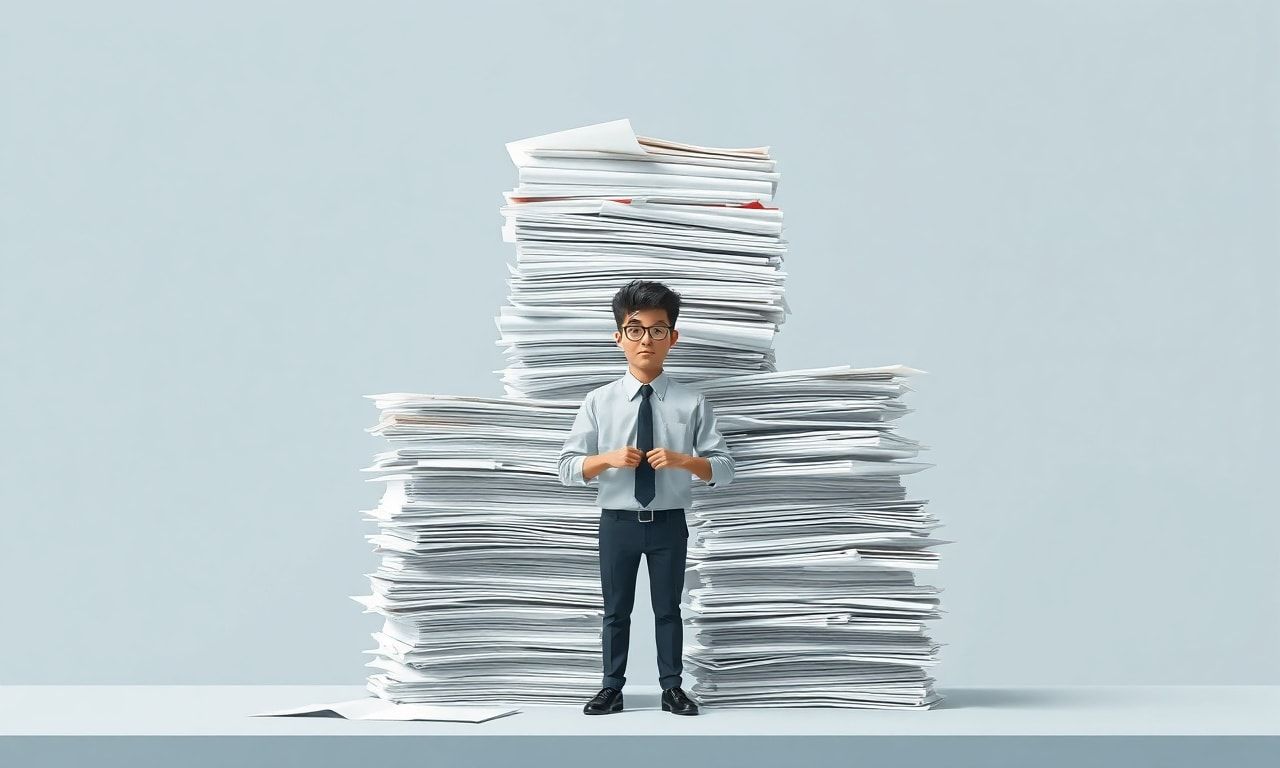 昇進のプレッシャーに悩む会社員