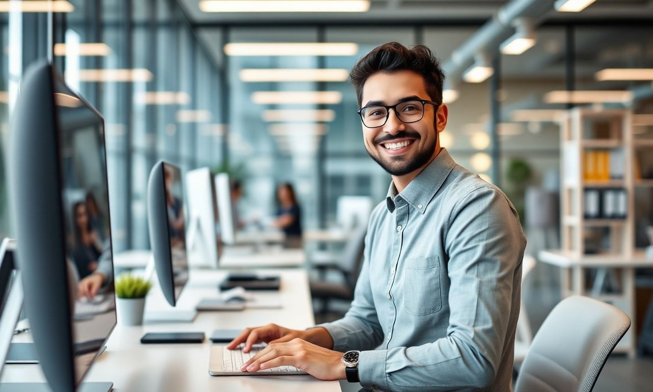 高卒就職で働く若手社員