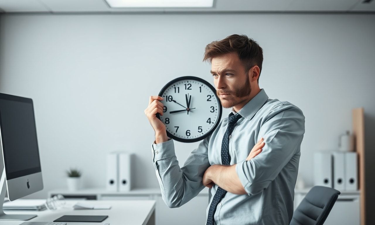 休憩なしで働くストレス