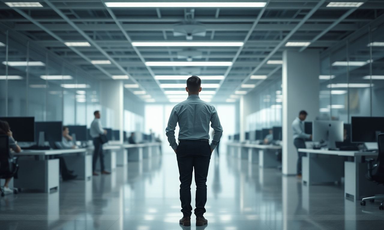 オフィスで孤立を感じる社員