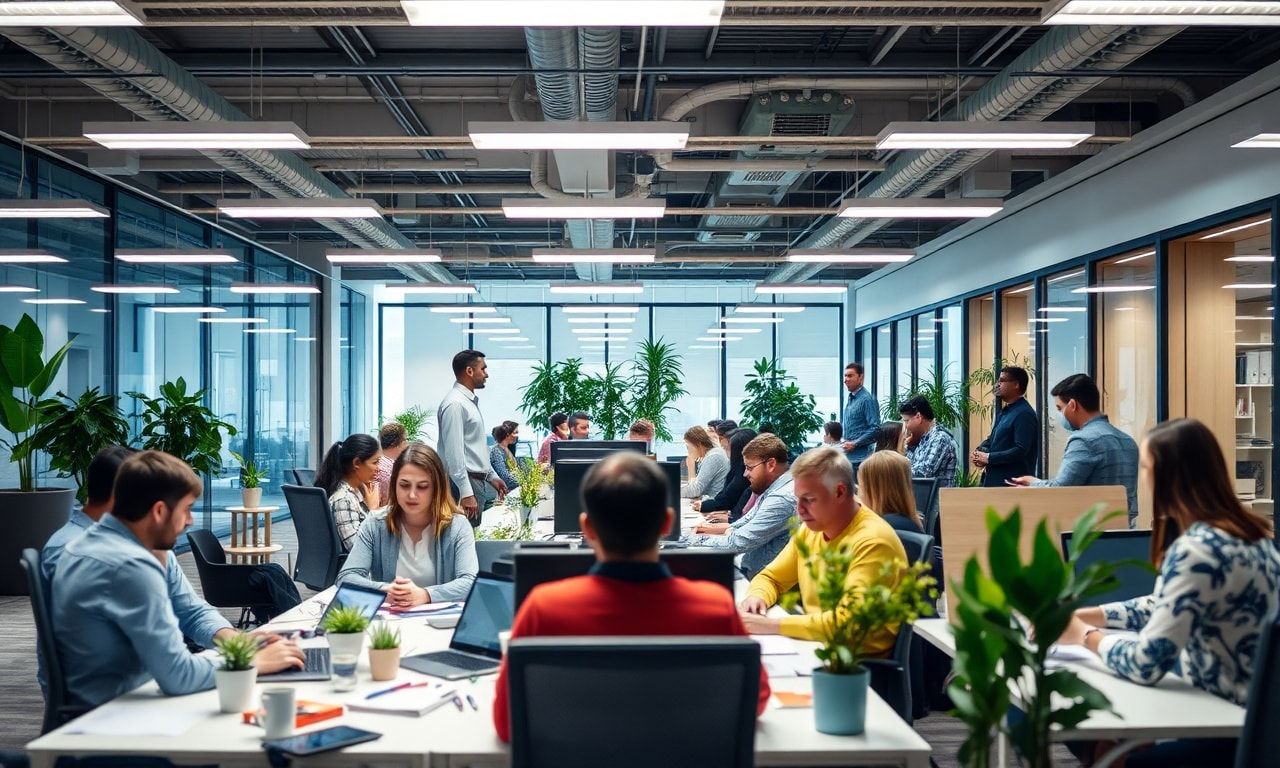 職場で働く人々のイメージ