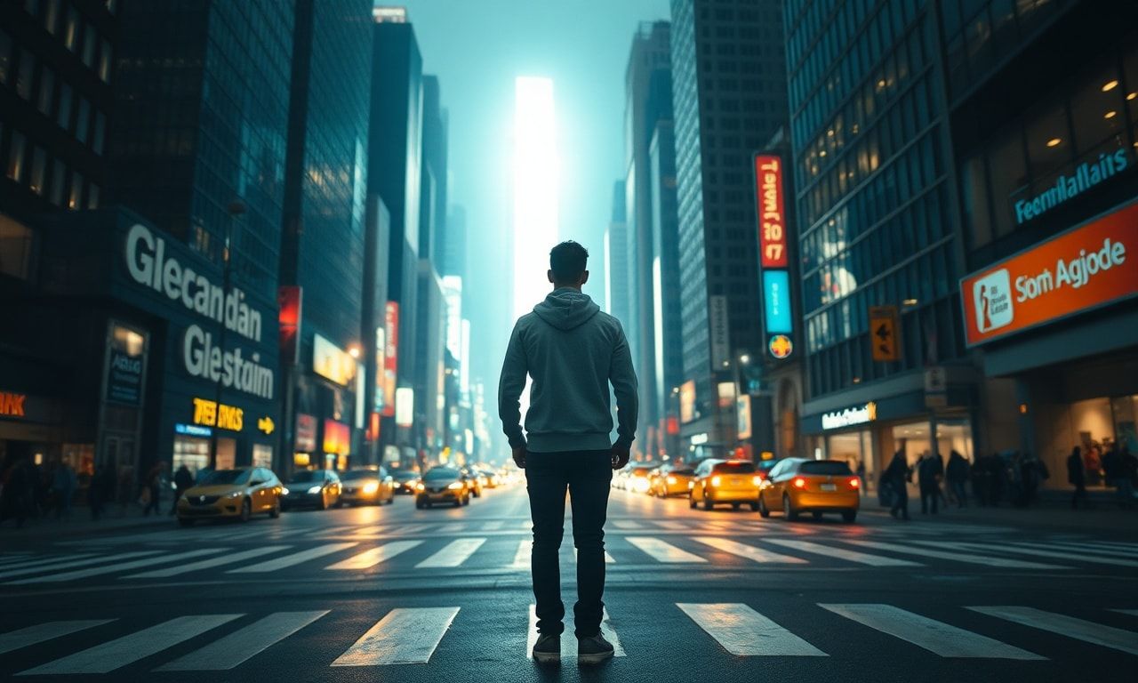 人生の岐路に立つ人