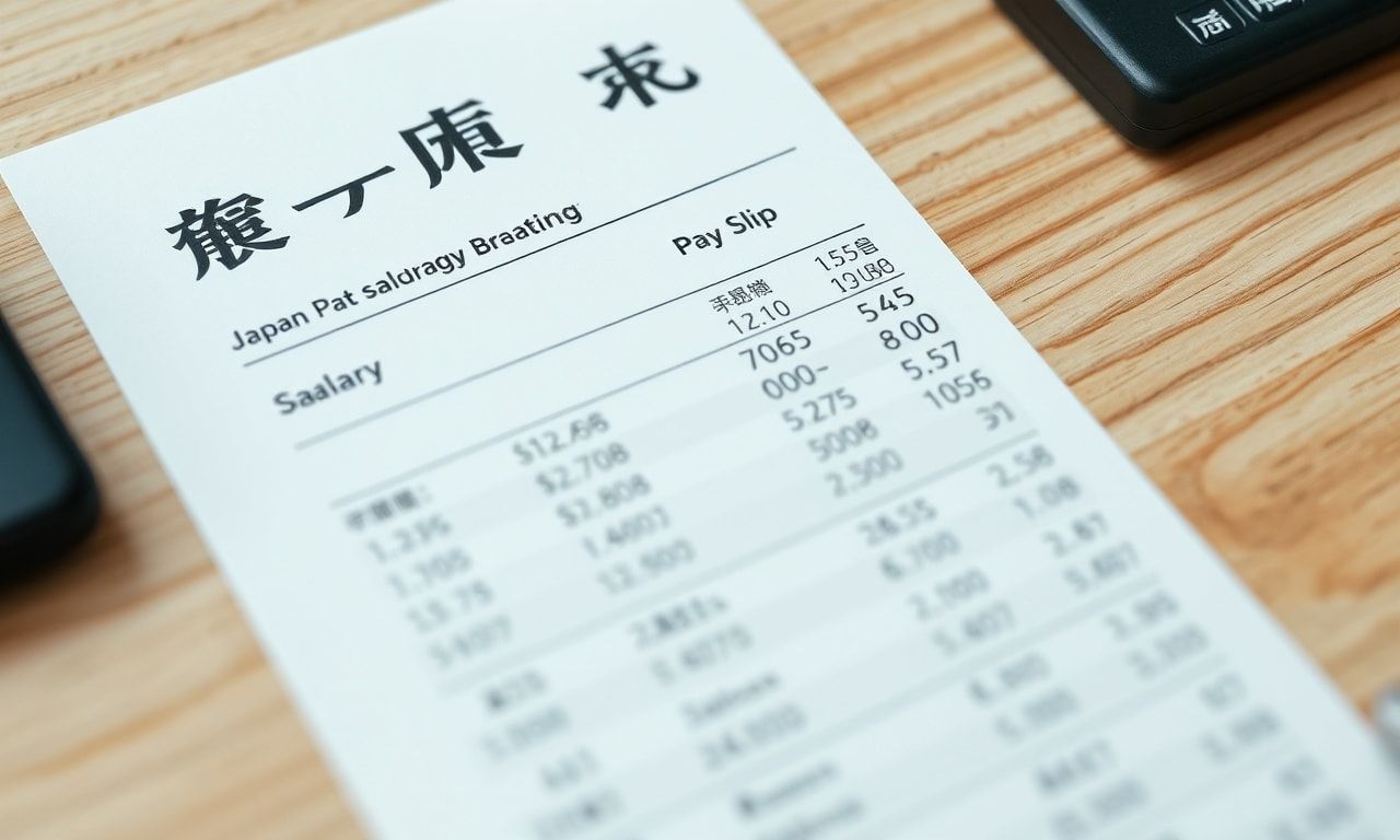 給与明細のイメージ