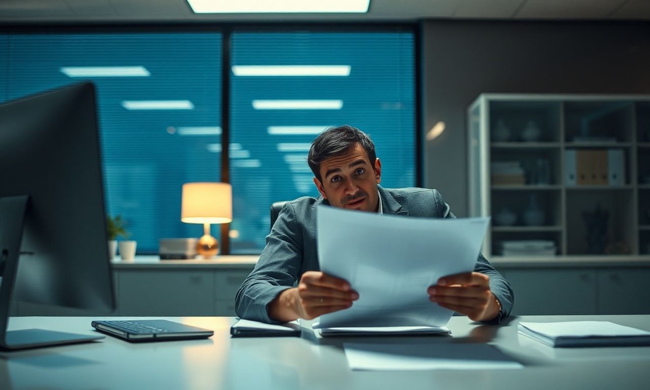 オフィスで悩む人