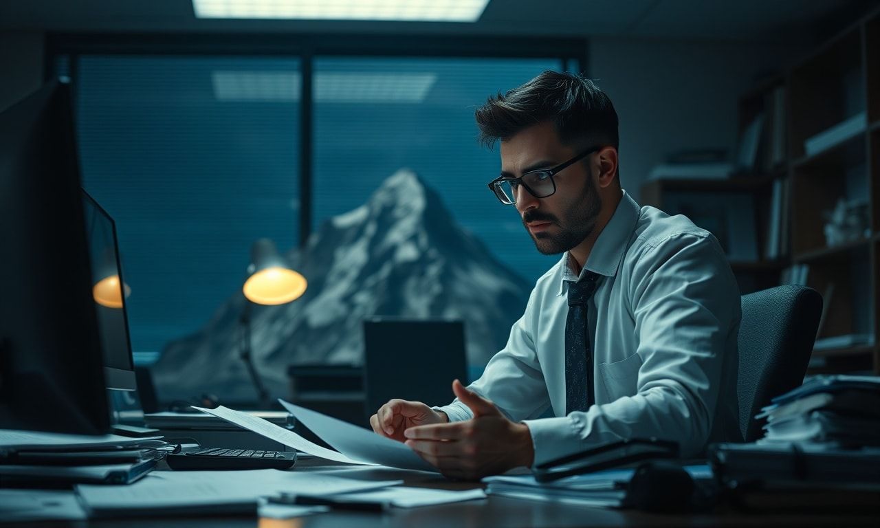 仕事が多すぎて途方に暮れるビジネスパーソン
