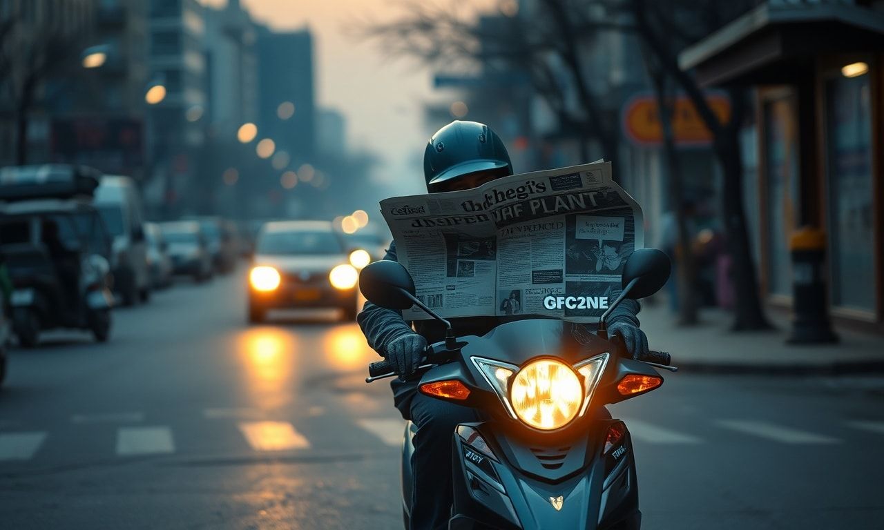 過酷な環境で働く配達員