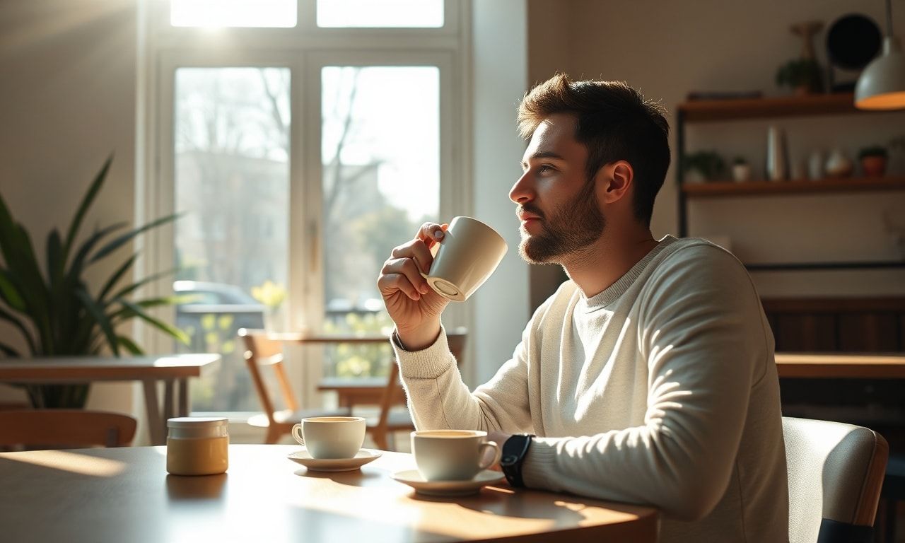 カフェでリラックスする時間