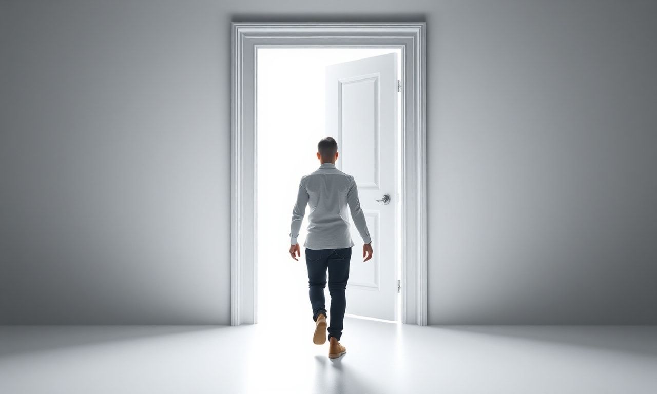 新しい一歩を踏み出すイメージ