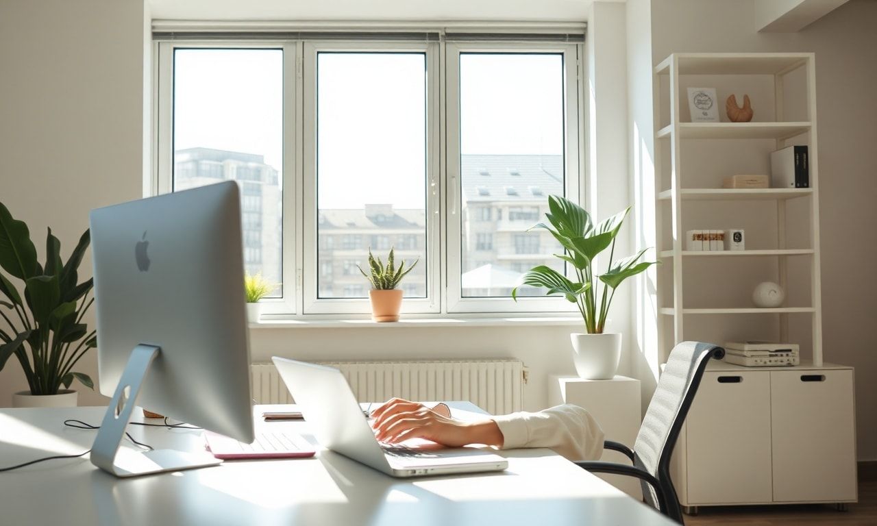 仕事適当な人との距離感を保ちながら穏やかに働くイメージ