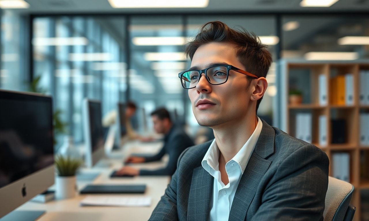 職場での冷静な自分