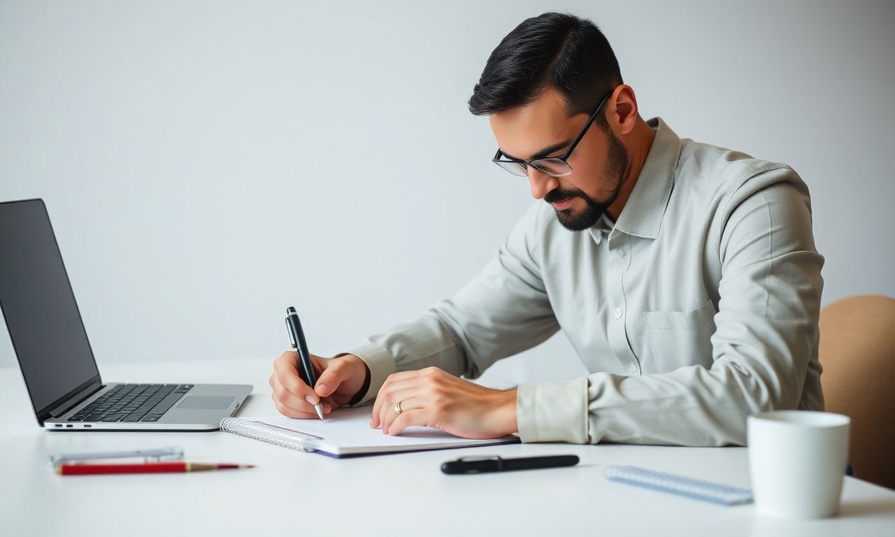 交渉の準備をする様子