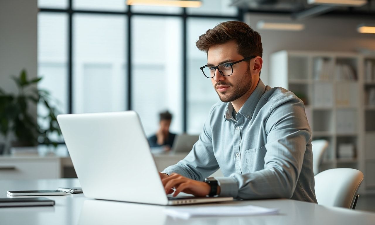 面接後に前向きに準備する様子