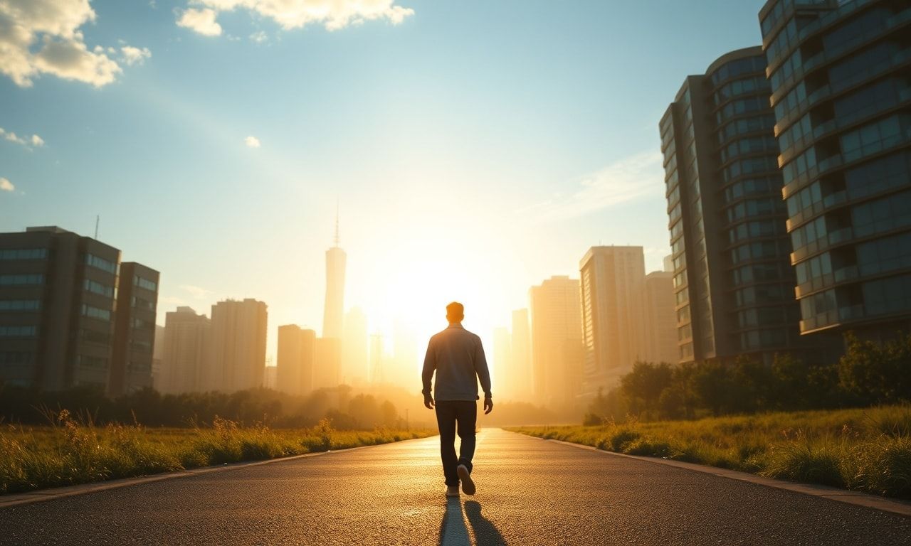 新しい道へ踏み出す人