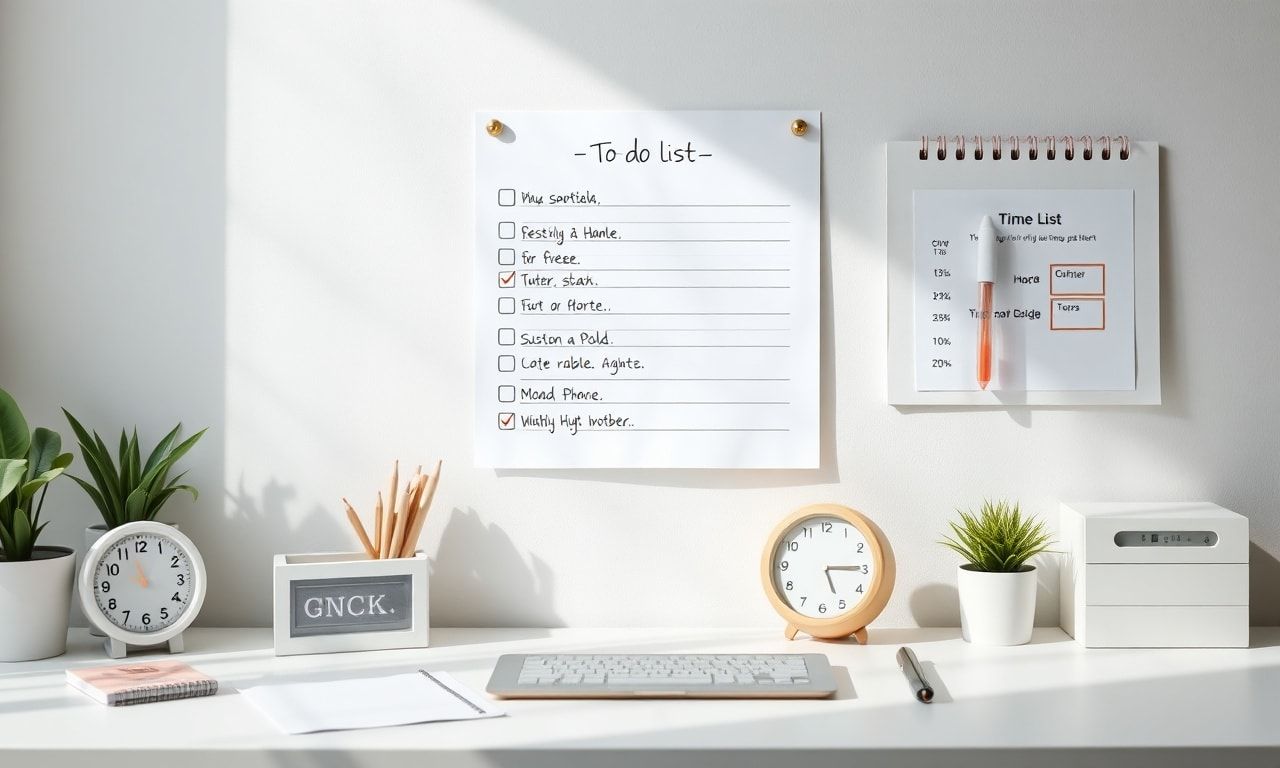 タスクを整理して落ち着いて仕事をするイメージ
