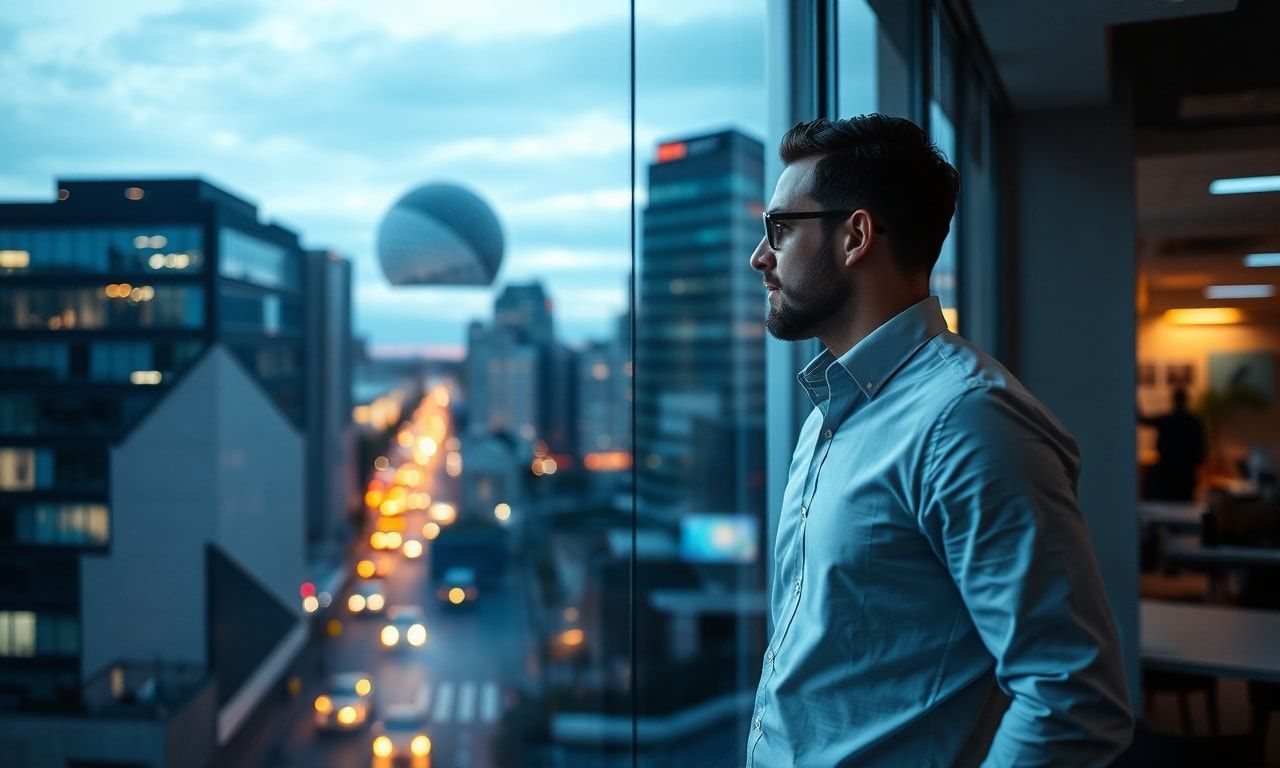 キャリアについて思索にふける社会人のイメージ