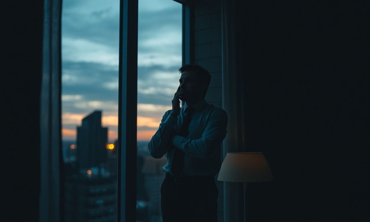 仕事に悩む会社員のイメージ