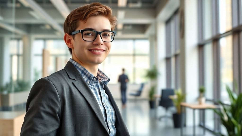 未来へ踏み出す若者