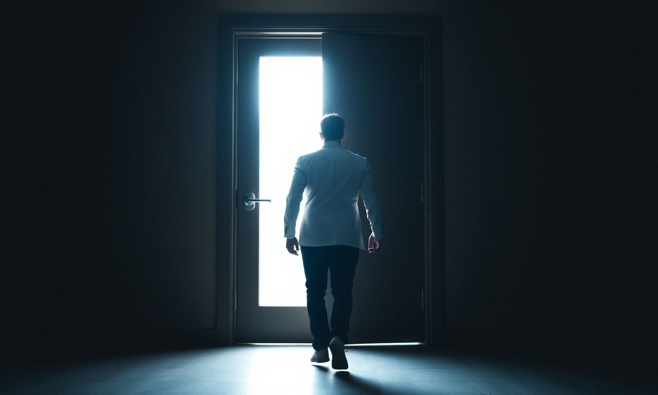 新しいスタートを象徴する明るい光