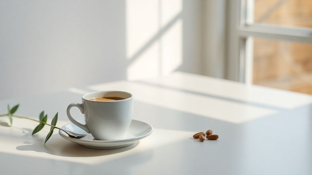 穏やかな朝のコーヒータイムのイメージ