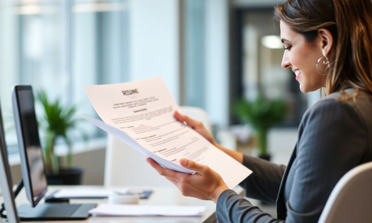 履歴書を添削する様子や面接の準備をするイメージ