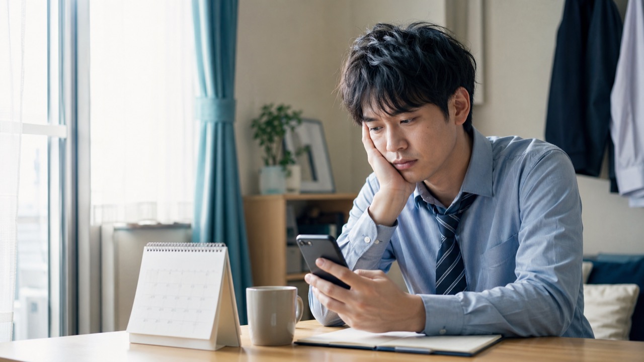 最強の仮病で会社を休むか悩む人