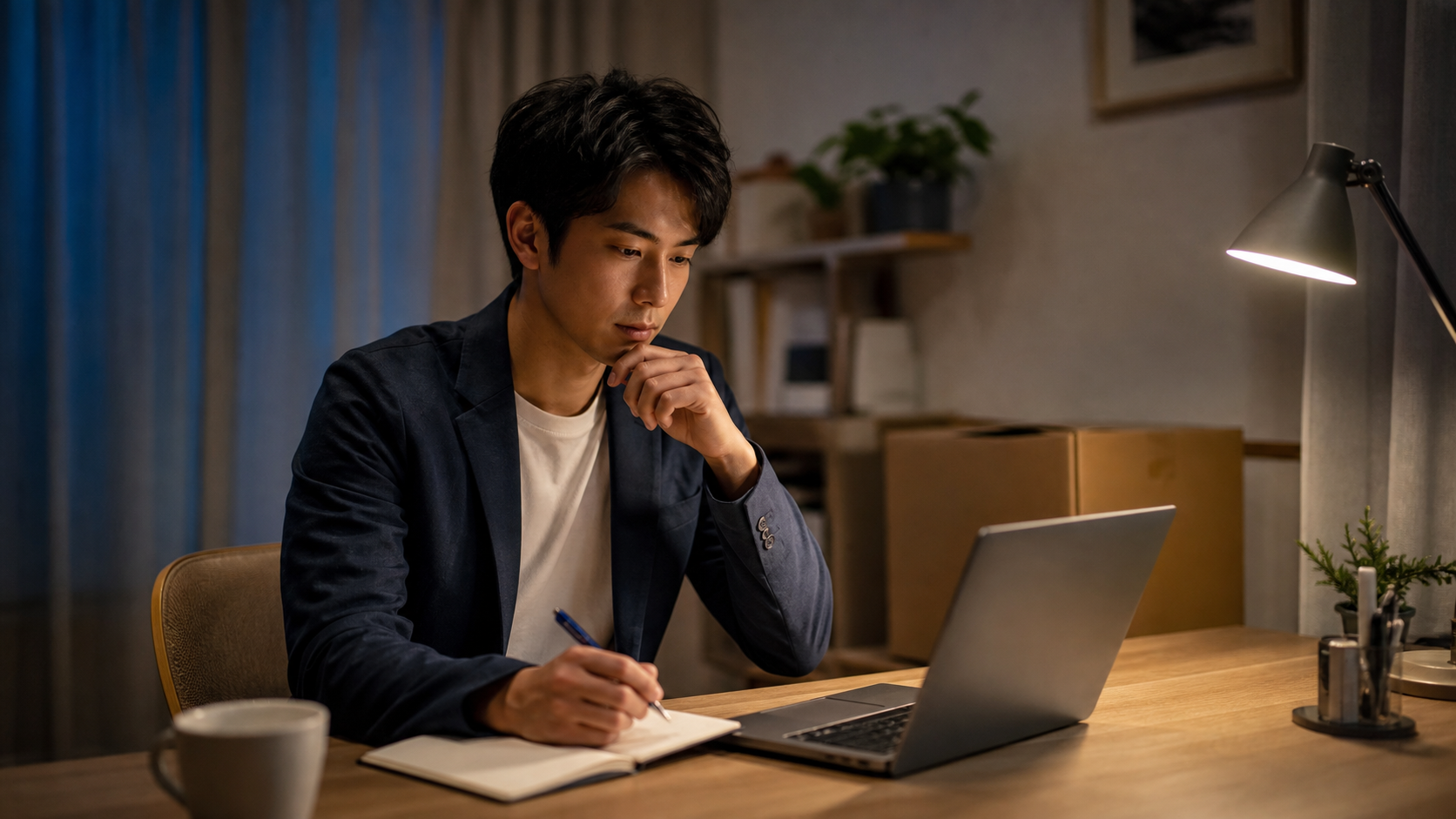 休みにくい職場で今後の働き方を考える会社員