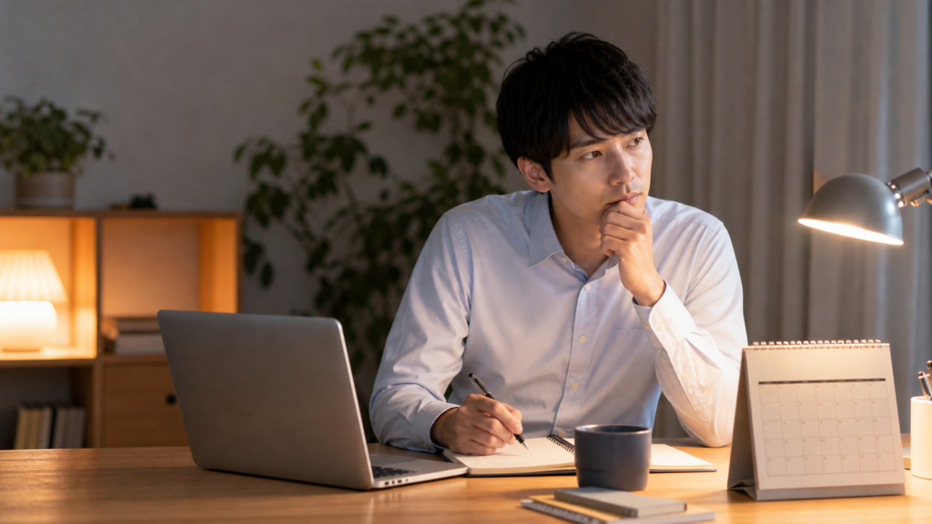 転職先が合わない1ヶ月で今後を考える会社員