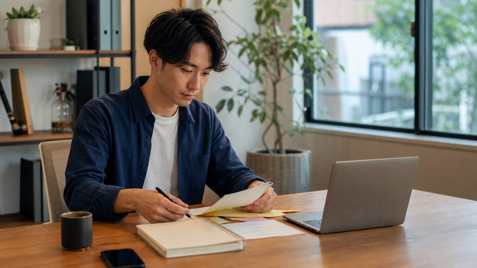 ワンマン社長についていけない時に退職準備を進めるイメージ