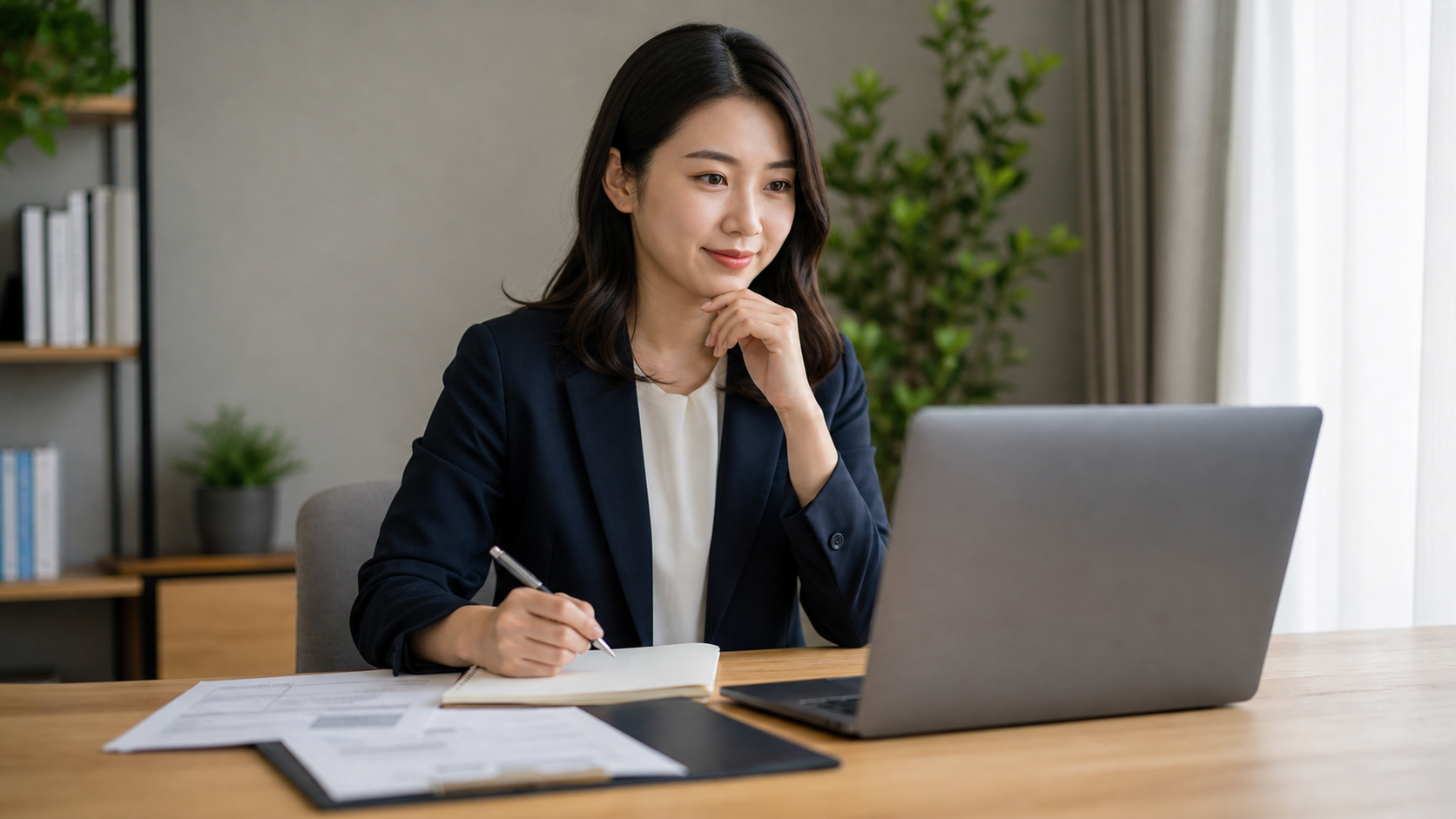 職歴を整理して面接練習をする転職希望者