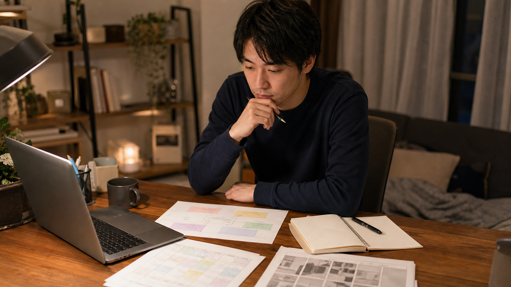 コンビニ正社員が退職や転職先の選択肢を比較している様子
