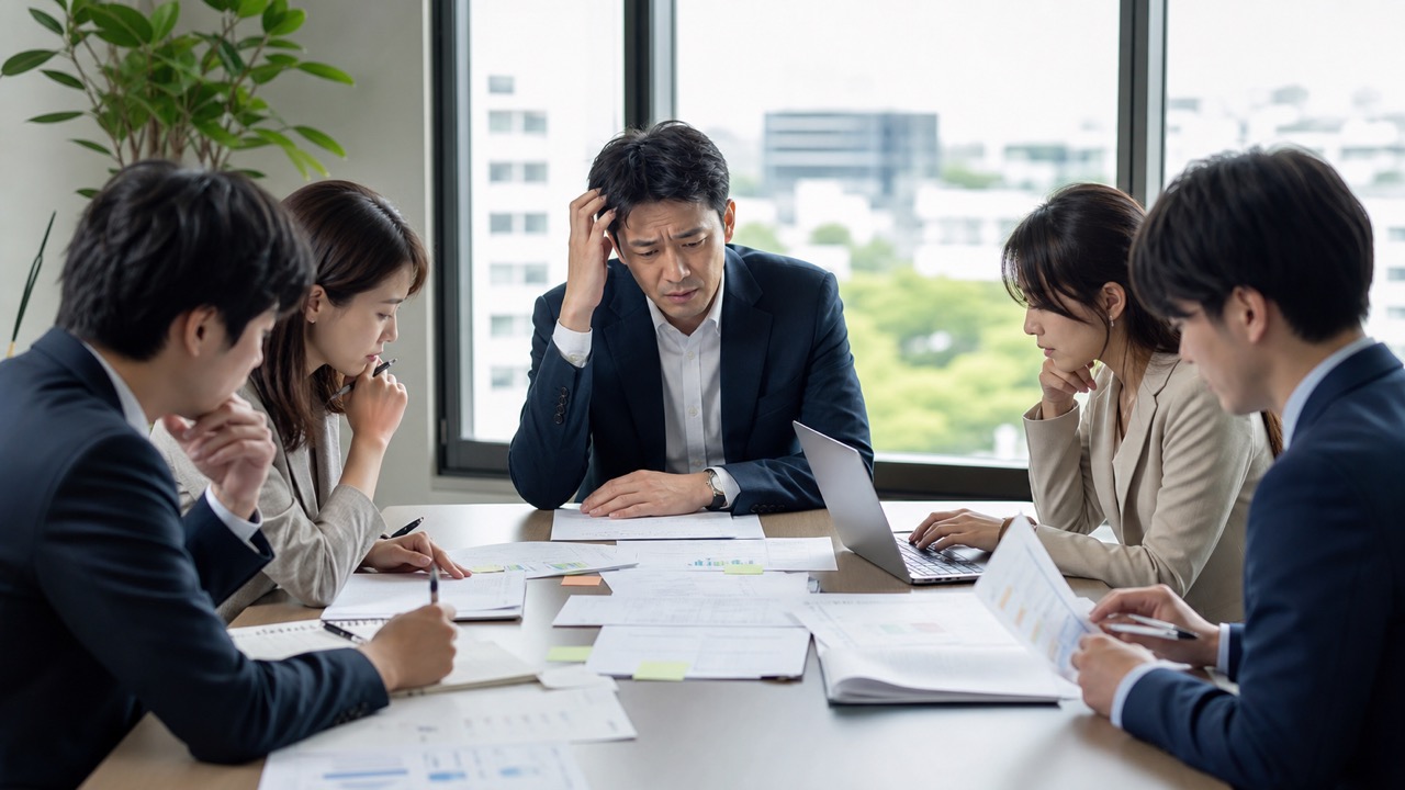 指示が変わる上司の心理を考える会議風景