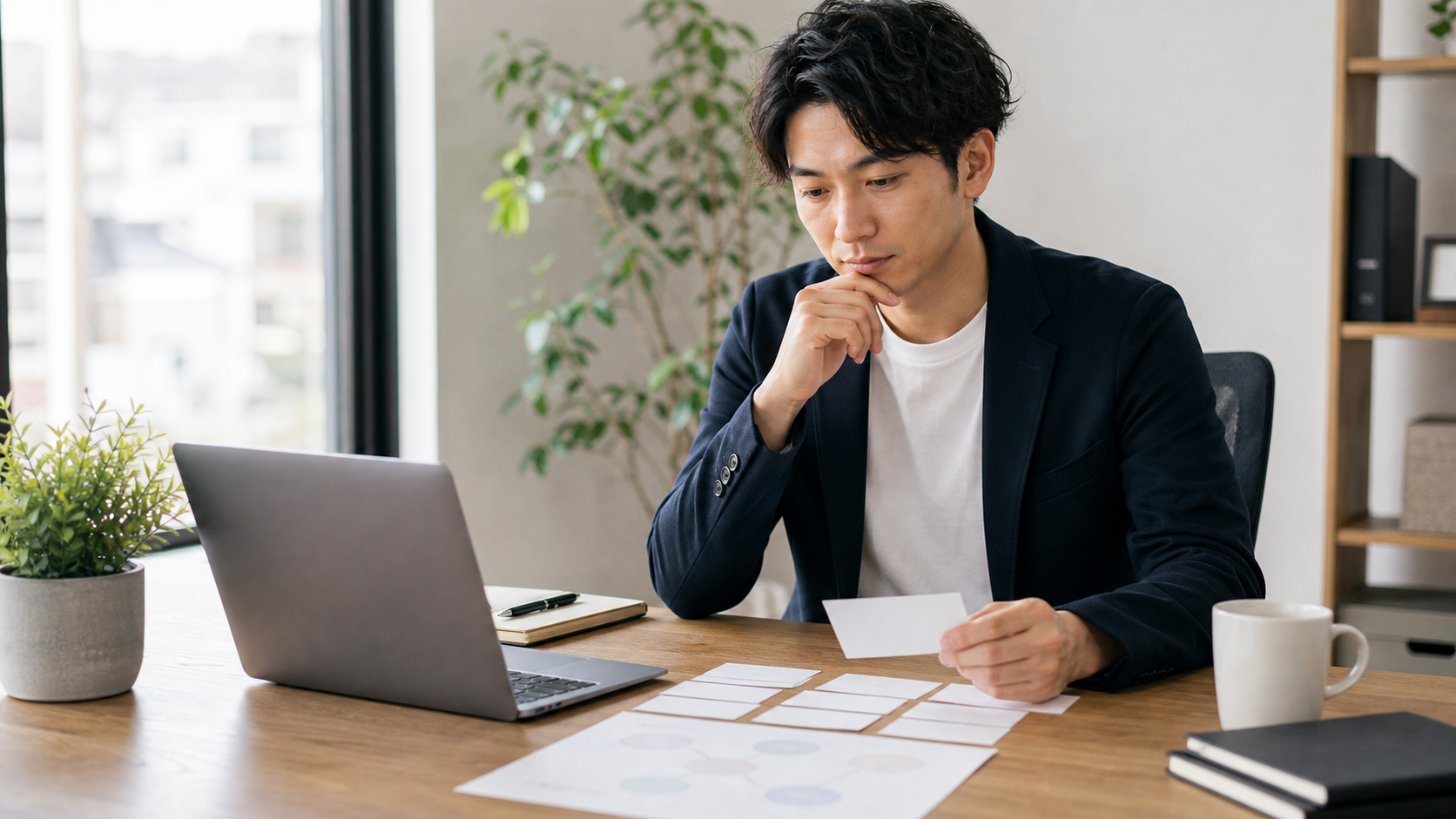 職務経験のカードを整理して求人や職務経歴を考える社会人
