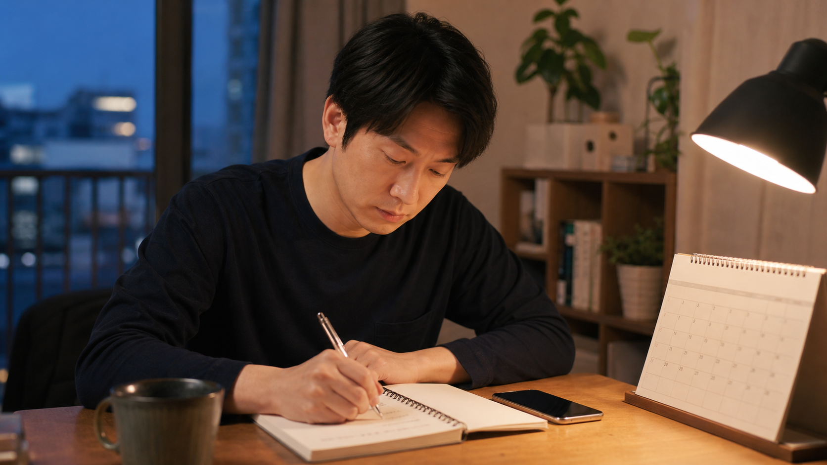 仕事を辞めたい日に今日やることを書き出す手元