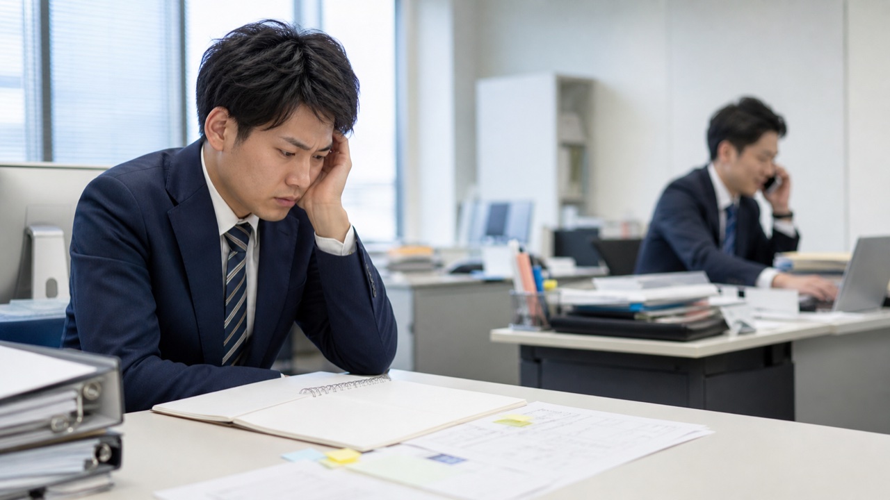 仕事を教えてくれない職場で放置され悩む会社員