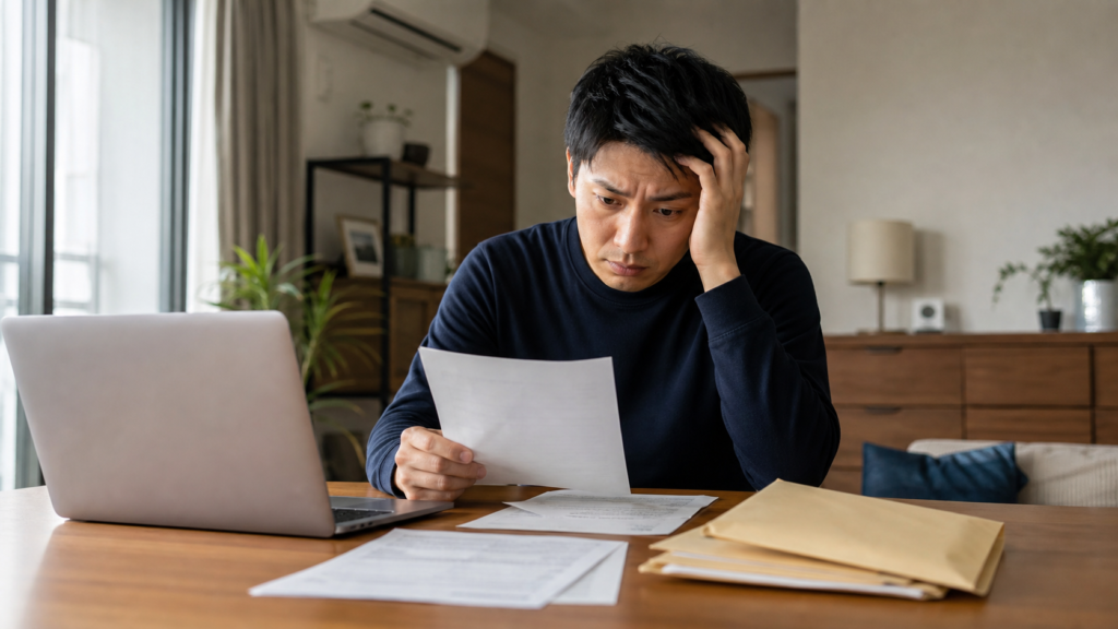 退職後に源泉徴収票をもらえず書類を確認する人