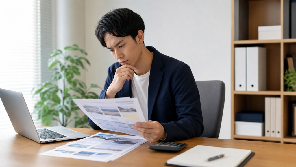 固定残業代がやばい求人票を確認する転職前の会社員