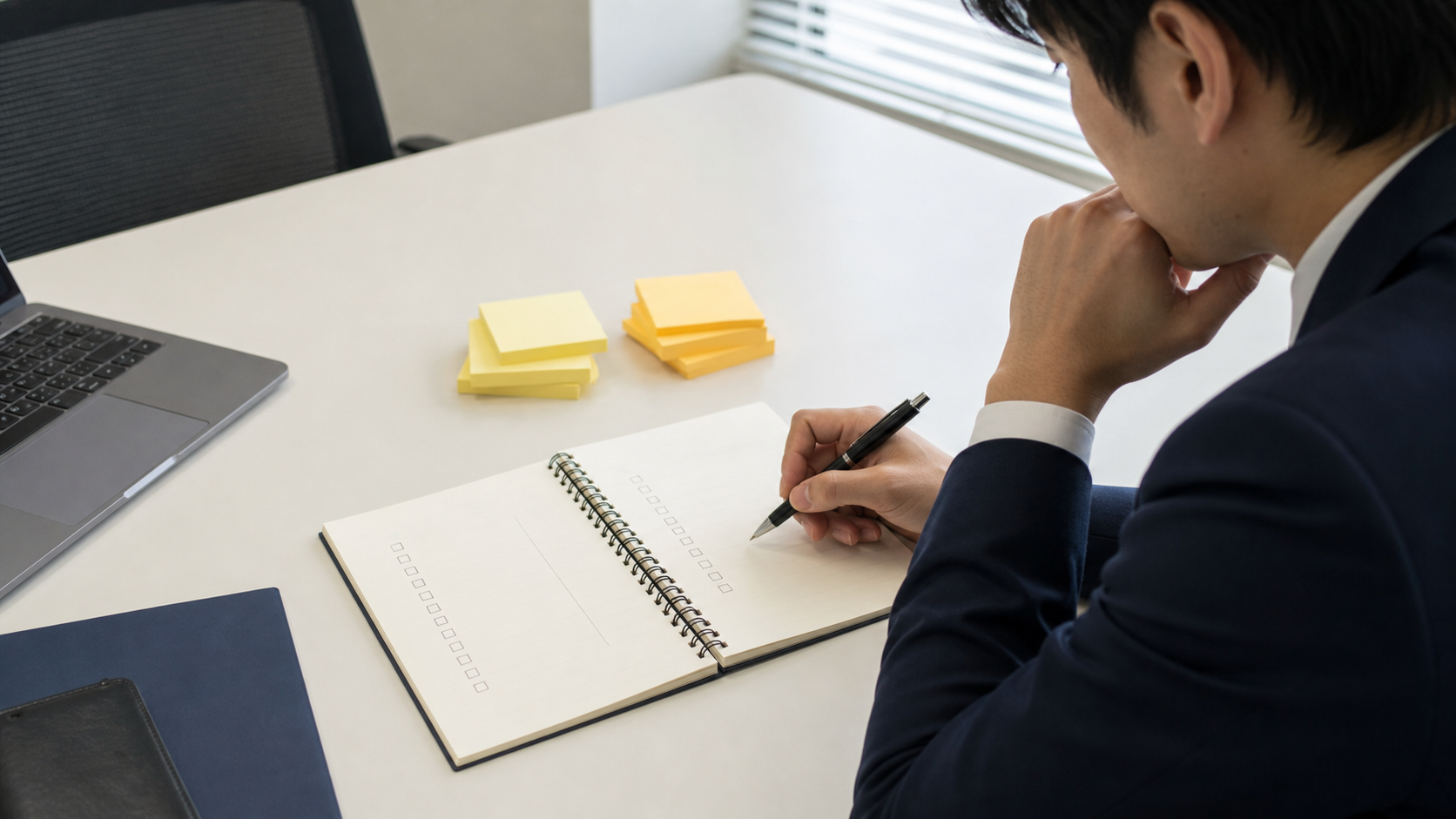 仕事が向いてない理由をチェックリストで整理する会社員
